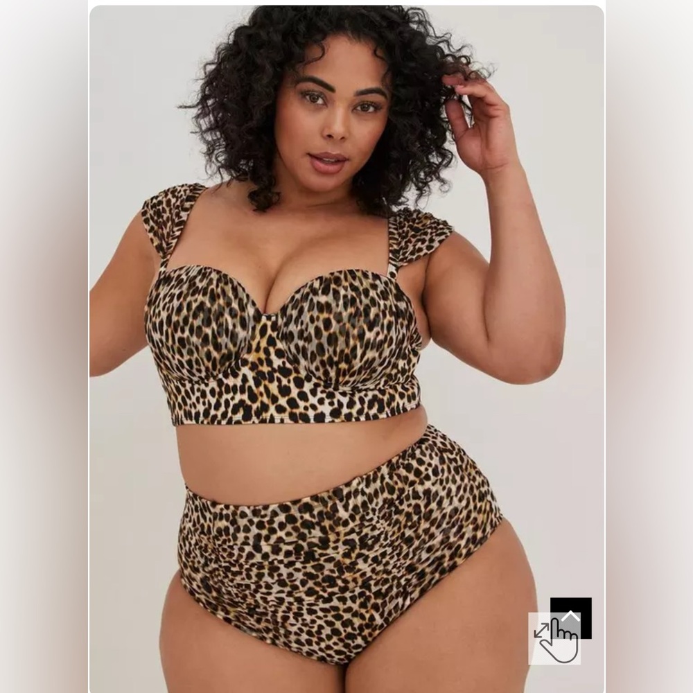 TORRID Leopard Print Bikini Set (2 PIECE)